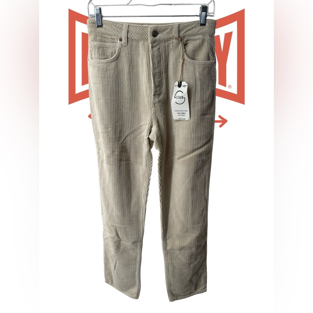 Reformation Men's Beige Corduroy Trousers